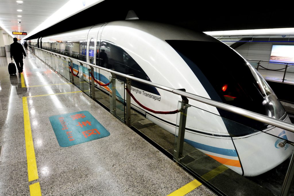 treni alta velocità più usati al mondo Shanghai Transrapid