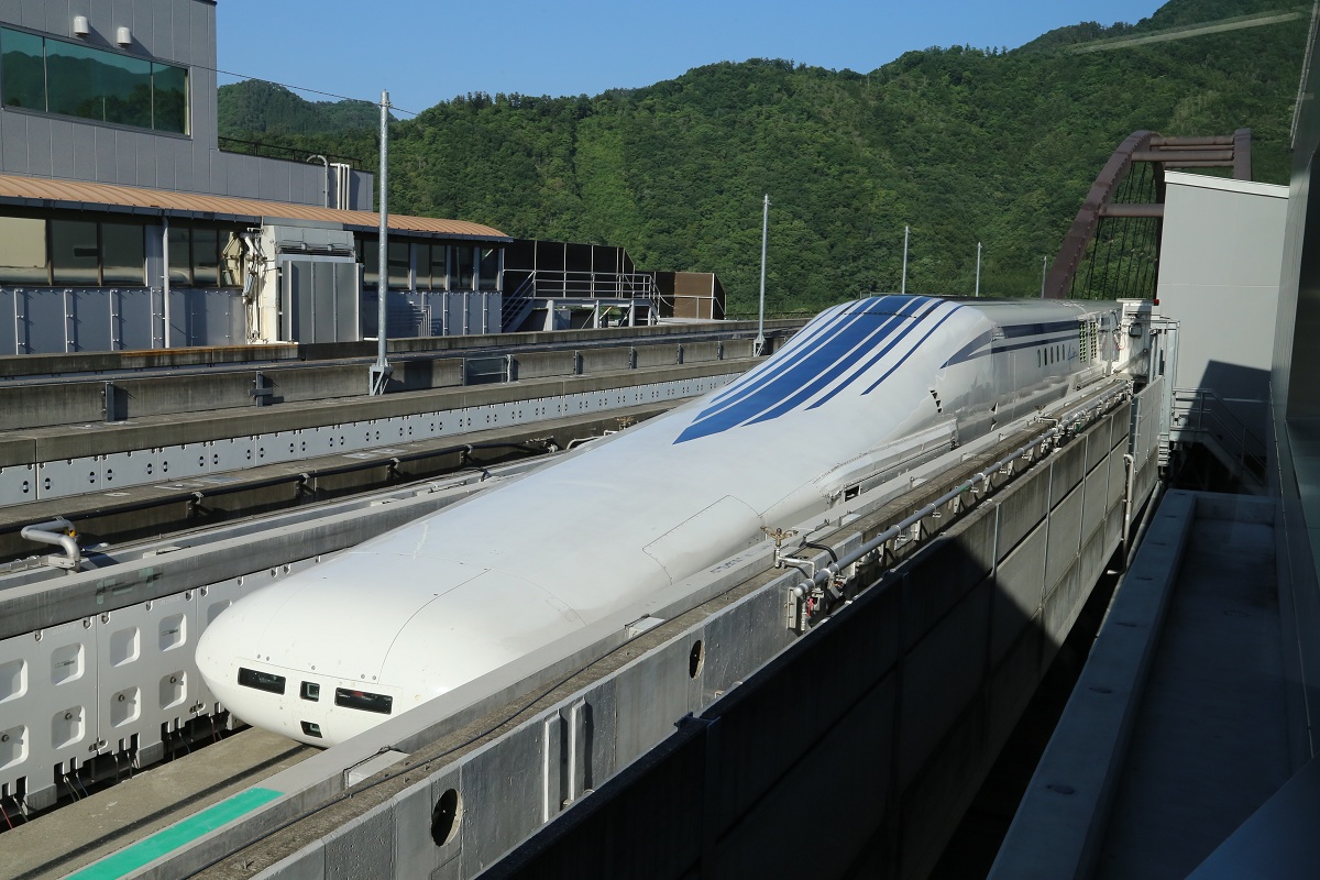 Tratte ferroviarie da record Shinkansen L0 Maglev © MDGovpics Wikimedia Commons