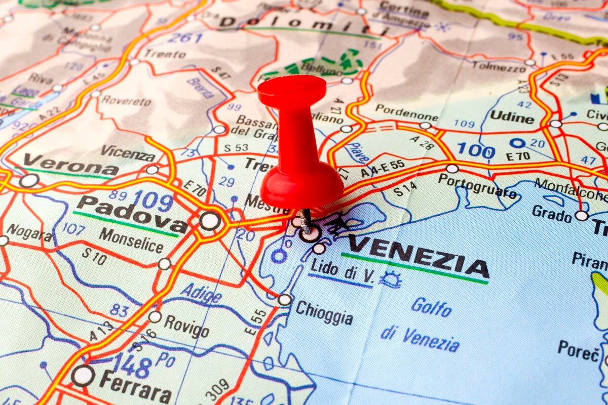 Cartina Venezia