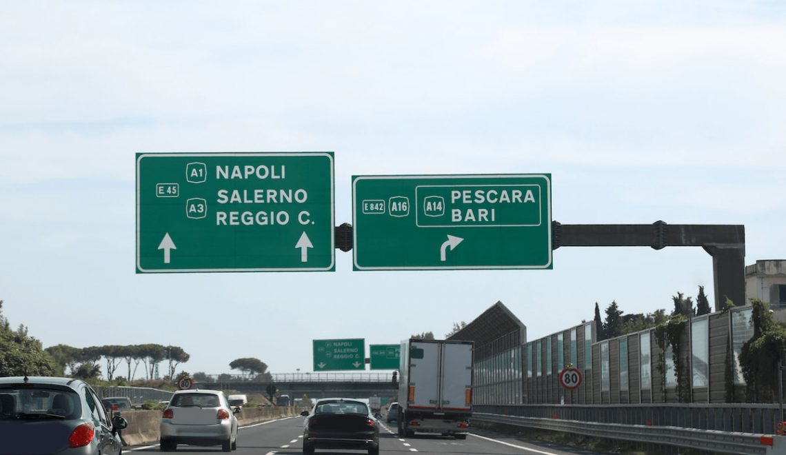 Il progetto Smart-Road dell’A2 e viaggiare con Italo Treno
